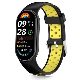 Pasek TECH-PROTECT IconBand Air do Xiaomi Smart Band 8/9/10/NFC Czarno-żółty - Akcesoria do smartwatchy - miniaturka - grafika 1