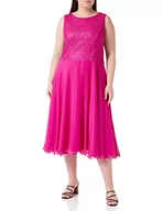Sukienki - Vera Mont Vera Mont Sukienka damska 4686/4000, fioletowa różowa, 36, różowy (Purple Pink), 36 - miniaturka - grafika 1