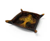 Gadżety dla graczy - Tacka na kości - Dice Tray do gier planszowych i RPG - Księga Cudów, Chińczyk, Roll Player, To ja go tnę!, Ashes: Odrodzenie z Popiołów, Kowale Losu.. - miniaturka - grafika 1