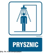 Tablice BHP - TD Systems RB040 - Prysznic męski 250x375 - miniaturka - grafika 1