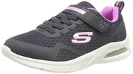 Buty dla dziewczynek - Skechers Microspec Max sneakersy dziewczęce, Granatowa siateczka, różowe wykończenie, 31 EU - miniaturka - grafika 1