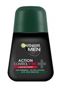 Dezodoranty i antyperspiranty męskie - Garnier Men Dezodorant roll-on Action Control 96h+ Clinically Tested 50ml - miniaturka - grafika 1