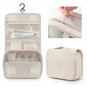 Kosmetyczki, organizery i kuferki - Kosmetyczka Podróżna Damska Torba na Kosmetyki Wisząca Organizer do Walizki - miniaturka - grafika 1