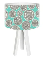 Lampy stojące - Macodesign Lampa biurkowa Aria w turkusie mini-foto-125w, 60 W - miniaturka - grafika 1