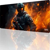 Podkładki pod mysz - Podkładka Tilt PODKŁADKA POD MYSZ MYSZKĘ Nowoczesna Wojna 90x40 TILT Duża Na biurko - miniaturka - grafika 1