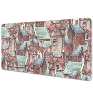 Obrusy i serwetki - Podkładka mata ochrona biurka Stare miasto 90x45cm - miniaturka - grafika 1