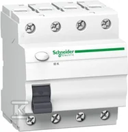 Bezpieczniki elektryczne - Schneider Electric Wyłącznik różnicowoprądowy ID K 4p, 40A, 300mA, typu A A9Z04440 A9Z04440 - miniaturka - grafika 1