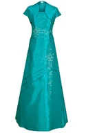 Sukienki - Sukienka FSU089 TURKUSOWY CIEMNY - Fokus - miniaturka - grafika 1