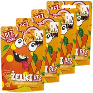 Przekąski dla dzieci - Zestaw BeRAW! Kids, żelki, mango, marakuja, bez dodatku cukru, 4 x 35 g - miniaturka - grafika 1