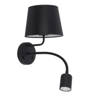 Lampy ścienne - TK Lighting Maja kinkiet 2-punktowy czarny 2537 TK2537 - miniaturka - grafika 1