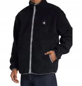 Bluzy męskie - Bluza rozpinana DC shoe AMRADICAL czarna z futerka - miniaturka - grafika 1