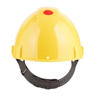 Akcesoria BHP - Kask ochronny Żółty UVICATOR 3M - miniaturka - grafika 1