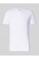 Koszulki męskie - T-shirt o kroju regular fit z mieszanki bawełny model NEWPIMA - Selected Homme - miniaturka - grafika 1