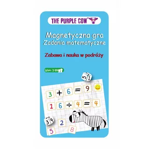 The Purple Cow Magnetyczna gra - Zadania matematyczne - Gry planszowe - miniaturka - grafika 1