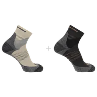 Skarpetki sportowe męskie - SKARPETY SALOMON X ULTRA ACCESS 2-PACK C20828 - miniaturka - grafika 1