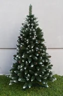 Choinki - Choinka Sztuczna Sosna Szyszka Diamentowa Jarzębina 155 cm - miniaturka - grafika 1