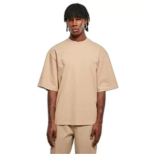 Koszulki męskie - Urban Classics Męska koszulka z długim rękawem organicznym, beżowy (Unionbei), M - grafika 1
