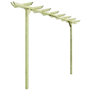 vidaXL Pergola ogrodowa, impregnowane drewno sosnowe FSC, 360x200x60cm - Kratki i pergole - miniaturka - grafika 1