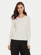 Swetry damskie - Sisley Sweter 17Q3M100F Beżowy Regular Fit - miniaturka - grafika 1