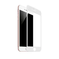 Szkła hartowane na telefon - HOCO szkło hartowane kwarcowe FLASH FULL GLUE HD do Iphone 7 / 8 G1 biały - miniaturka - grafika 1