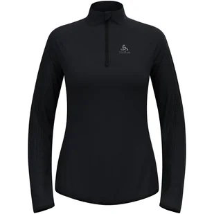 Bluza techniczna damska ODLO Zeroweight Warm Mid Layer 1/2 Zip - Bluzy damskie - miniaturka - grafika 1