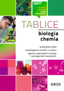 Greg praca zbiorowa Biologia i chemia. Tablice - Literatura popularno naukowa dla młodzieży - miniaturka - grafika 2