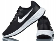 Buty sportowe męskie - Buty Siateczkowe Męskie Nike Revolution 6 Czarne DC3728-003 rozmiar-44 - miniaturka - grafika 1