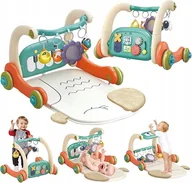 Maty edukacyjne - Chodzik Pchacz Mata 2w1 Grzechotki Interaktywna dla Niemowląt 6660 - miniaturka - grafika 1