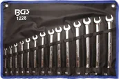 Klucze i nasadki - BGS komplet kluczy pierścieniowych szczękowych, bardzo długie, 6  19 MM, 14-częściowy, 1 sztuki, 1228 - miniaturka - grafika 1