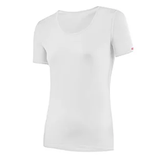 LÖFFLER LÖFFLER damska koszulka DA. SHIRT KA TRANSTEX LIGHT, biała, 46 22605 - Koszulki i topy damskie - miniaturka - grafika 1
