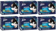 Mokra karma dla kotów - Purina Felix Fantastic Rybne Smaki w galaretce 72x85g 50111-uniw - miniaturka - grafika 1