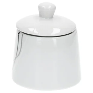 Cukiernica Van Well Silver Night pojedyncza, 250 ml, Ø 95 mm, wys. 105 mm, dozownik cukru, dekor liniowy - Cukiernice - miniaturka - grafika 1
