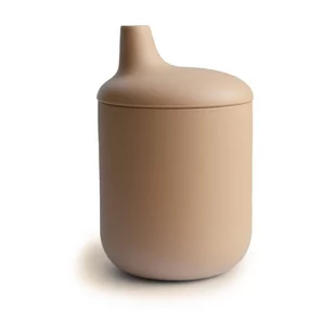 Mushie Silikonowy Kubek Sippy Cup Natural - Kubki dla dzieci - miniaturka - grafika 1