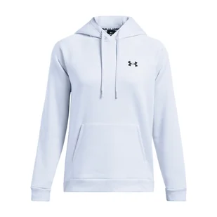 Damska Bluza UNDER ARMOUR UA ARMOUR FLEECE HOODIE 1386507-464 – Niebieski - Bluzy damskie - miniaturka - grafika 1