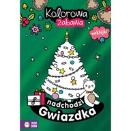 Kolorowanki, wyklejanki - Kolorowa zabawa. Nadchodzi Gwiazdka - miniaturka - grafika 1