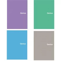 Astra papier papier Kołozeszyt A6/80K kratka Genius mini 2 4szt 439313 - Zeszyty szkolne - miniaturka - grafika 1