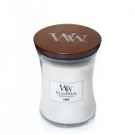 Świece - WoodWick Linen Świeca średnia 0,65 kg 92135E - miniaturka - grafika 1