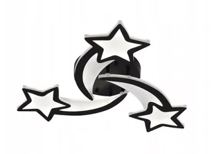 Nowoczesny Plafon Gwiazdy LED Dziecięcy Okrągły z Pilotem - Lampy sufitowe - miniaturka - grafika 1