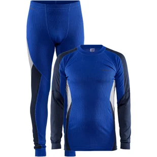 Zestaw dla mężczyzn Craft Set Core Dry Baselayer Rozmiar: XL / Kolor: niebieski/czarny - Bielizna sportowa męska - miniaturka - grafika 1