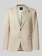 Marynarki męskie - Marynarka na 2 guziki z kołnierzem z połami - miniaturka - grafika 1