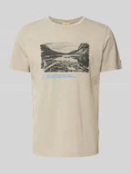 Koszulki męskie - T-shirt z nadrukiem z logo - miniaturka - grafika 1