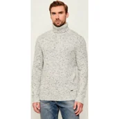 Swetry męskie - GUESS Wełniany golf JUSTIN | Regular Fit - miniaturka - grafika 1