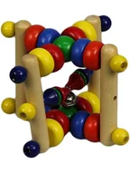 Zawieszki dla dzieci i niemowląt - Primi Passi Chwytak-kostka - 0+ - miniaturka - grafika 1