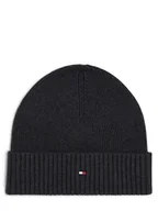 Czapki męskie - Tommy Hilfiger - Czapka męska z dodatkiem kaszmiru, szary - miniaturka - grafika 1