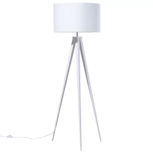 Beliani Lampa podłogowa Lampa podłogowa metalowa biała STILETTO 51119 - Lampy stojące - miniaturka - grafika 1