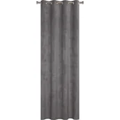 Firany - Firana Sofia na kółkach 140 x 250 cm szary - miniaturka - grafika 1