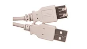 Kable USB - Wentronic Wtyk USB 2.0 Verlaengerung, (lose Ware), 'A' > 'A' gniazdo USB Verl AA 180 LC HiSpeed 2.0 1.8 m, 1 szt., biały 68715 - miniaturka - grafika 1