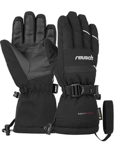 Reusch Rękawiczki narciarskie "Magnus GORE-TEX Junior" w kolorze czarnym - Rękawiczki - miniaturka - grafika 1