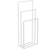 Szafki łazienkowe - Uchwyt na ręczniki 105x45 cm biały - miniaturka - grafika 1