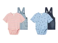 Komplety dla niemowląt - lupilu® Komplet niemowlęcy z bawełną organiczną (body + sukienka) - miniaturka - grafika 1